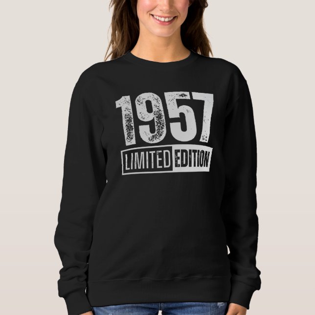 And Born In 1957 T Shirt (Framsida)