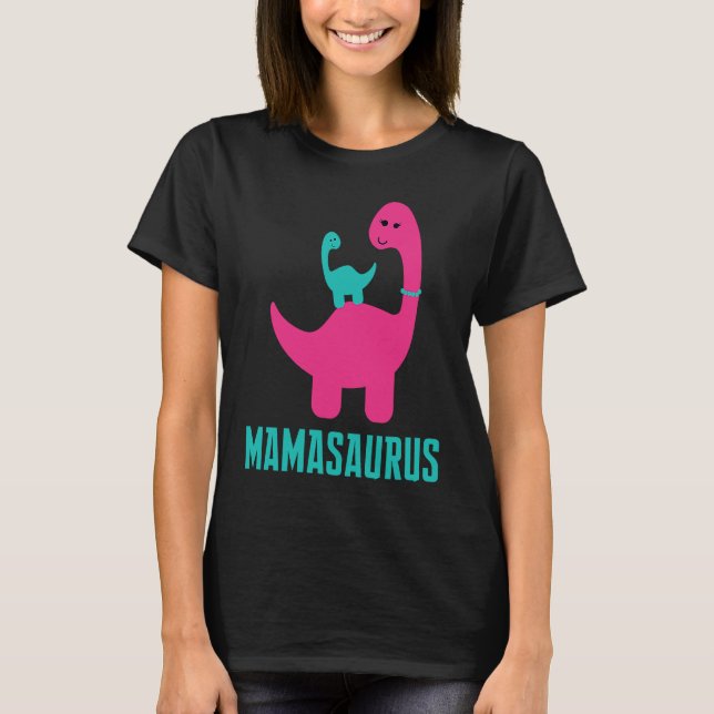 and Cute of  Grandmasaurus Dino Dinosaurs Themed T Shirt (Framsida)