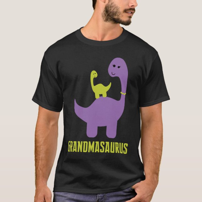and Cute of  Grandmasaurus Is Themed T Shirt (Framsida)