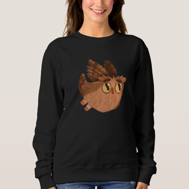 And Cute Papa Owl T Shirt (Framsida)