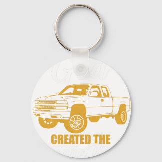 and on the 8th day god creared the square body and nyckelring