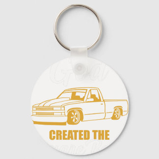 and on the 8th day god creared the square body and nyckelring