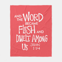 And the Word became Flesh Fleecefilt