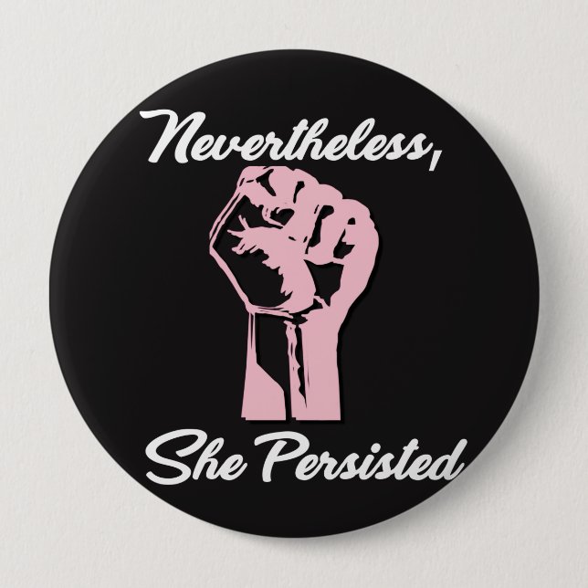 Ändå framhärdade hon protesten motstår knäppas knapp (Framsida)