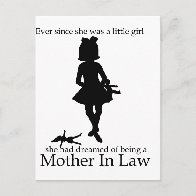 Ända sen hon var liten vykort (Framsida)