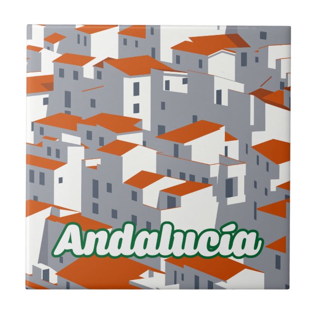 Andalucia 3 kakelplatta (Framsidan)