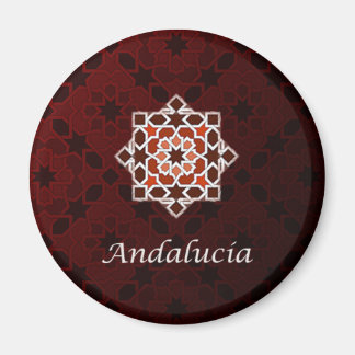Andalucía arte de azulejo y cerámica marroquí en magnet