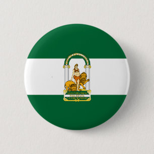 Andalucia (Spanien) flagga Knapp