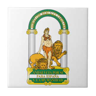 Andalucia (Spanien) vapensköld Kakelplatta