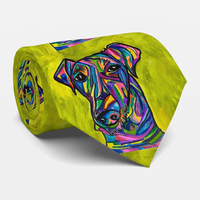 Andalucian Terrier Tie Slips (Rullad)