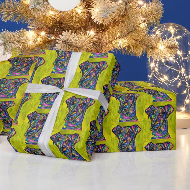 Andalucian Terrier Wrapping Papper Presentpapper (Helgdagar)