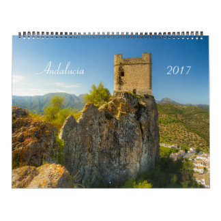 Andalusia Spanien kalender 2017