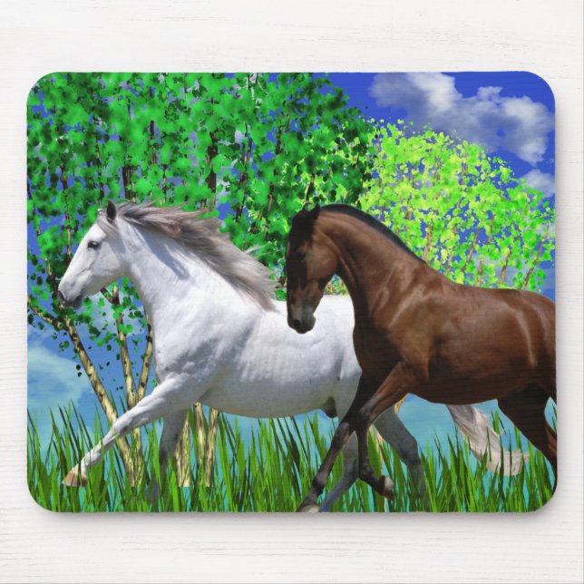 ANDALUSIAN HÄSTSPRING Mousepad Musmatta (Framsidan)