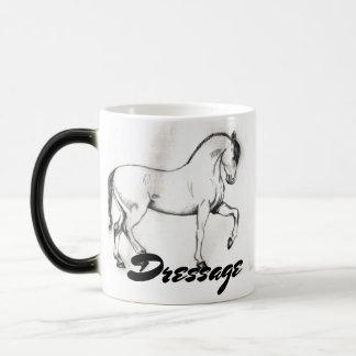 Andalusian mugg för hästPiaffe Dressage