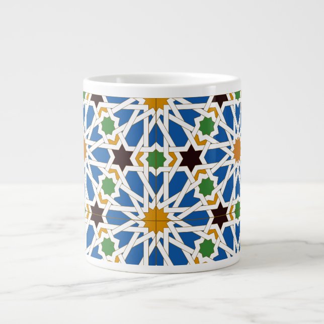 Andalusian Tiles 10 (Real Alcazar, Seville) Jumbo Mugg (Framsidan)