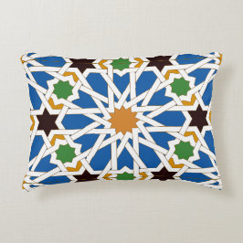 Andalusian Tiles 10 (Real Alcazar, Seville) Prydnadskudde