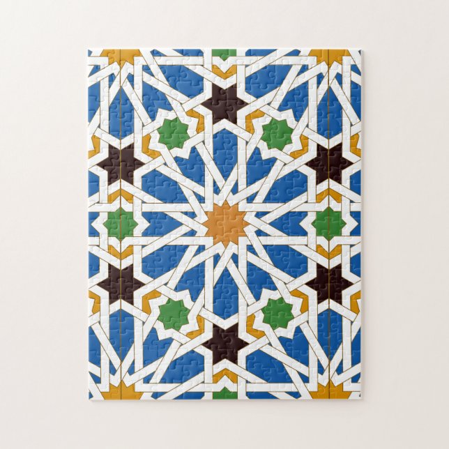 Andalusian Tiles 10 (Real Alcazar, Seville) Pussel (Vertikal)