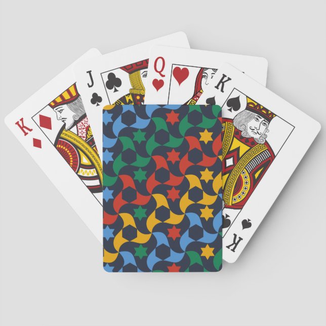 Andalusian Tiles 12 (Alhambra Palace, Granada) Casinokort (Baksidan)