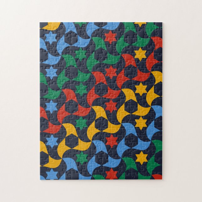 Andalusian Tiles 12 (Alhambra Palace, Granada) Pussel (Vertikal)