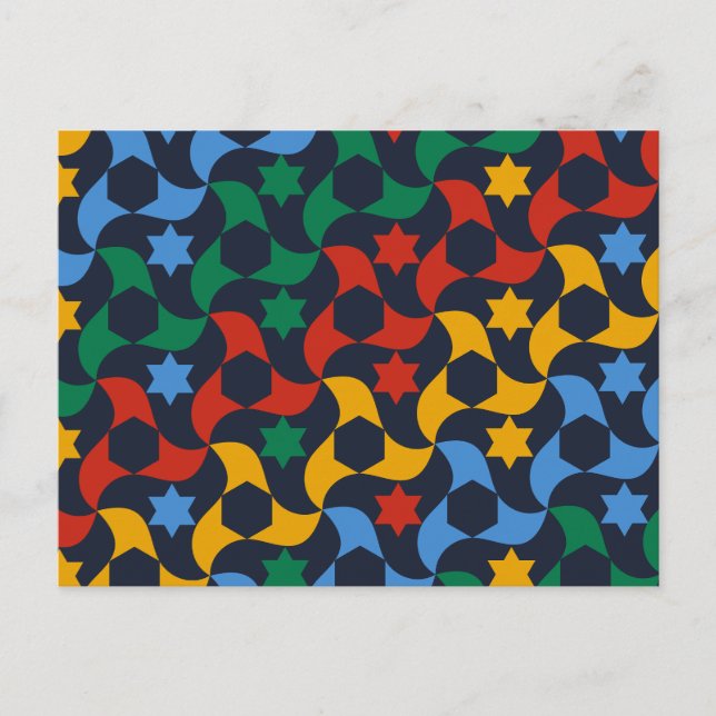 Andalusian Tiles 12 (Alhambra Palace, Granada) Vykort (Framsida)