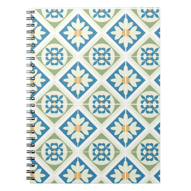 Andalusian Tiles 13 Anteckningsbok (Framsidan)
