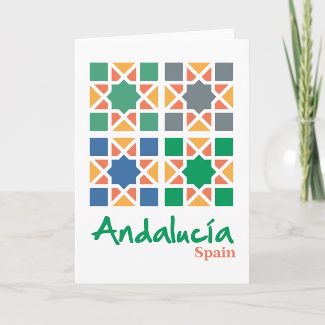 Andalusian Tiles 4 Kort (Framsida)
