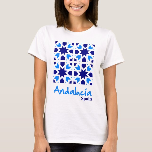 Andalusian Tiles 6 T Shirt (Framsida)