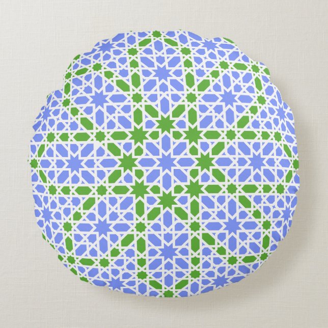 Andalusian Tiles 7 Rund Kudde (Framsidan)