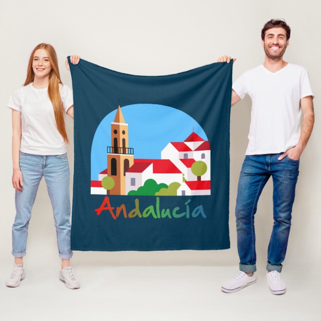 Andalusien 1 fleecefilt (På plats)