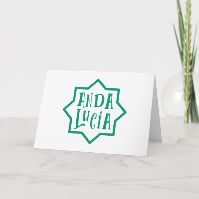 Andalusien 5 tack kort (Framsida)