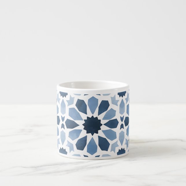 Andalusien Echoes: Boho Moroccan Geometry Espressomugg (Framsidan)