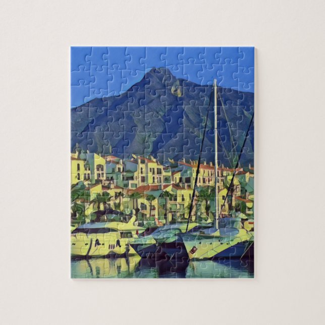 Andalusien - MARBELLA - panorama Pussel (Vertikal)