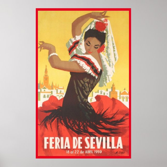Andalusien, Seville Poster (Framsidan)
