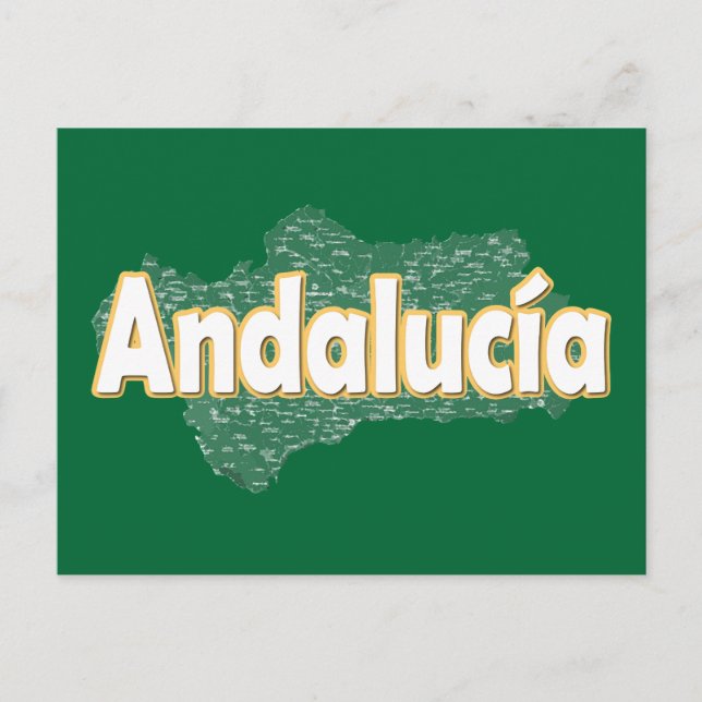 Andalusien Vykort (Framsida)