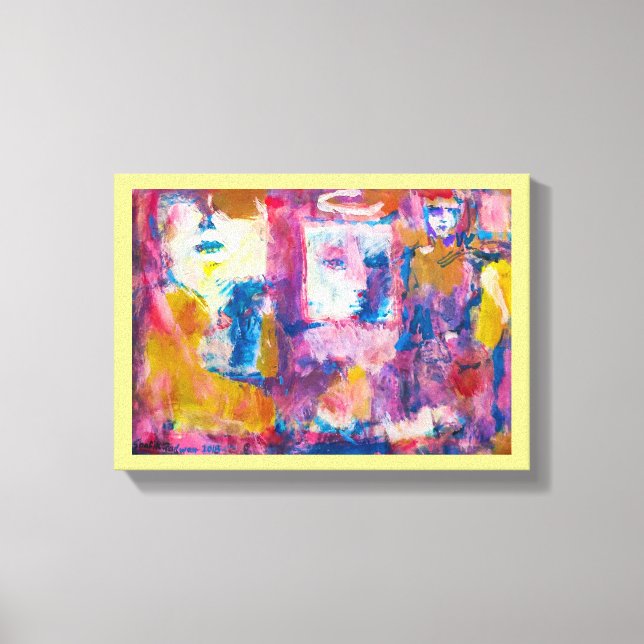 Andalusisk bullfighter canvastryck (Framsida)