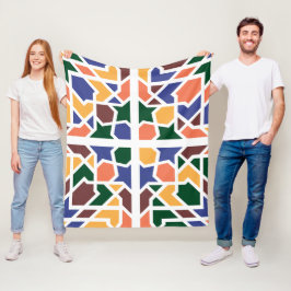 Andalusisk fisk 1 fleecefilt