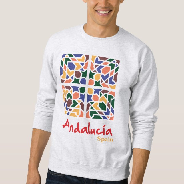 Andalusisk fisk 1 lång ärmad tröja (Framsida)