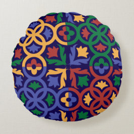 Andalusisk fisk 3 rund kudde