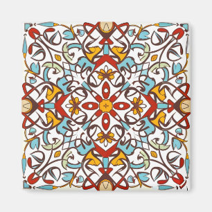 Andalusisk mosaik magnet