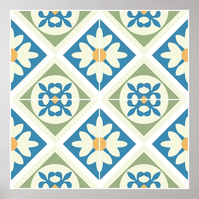 Andalusiska plattor 13 poster (Framsidan)