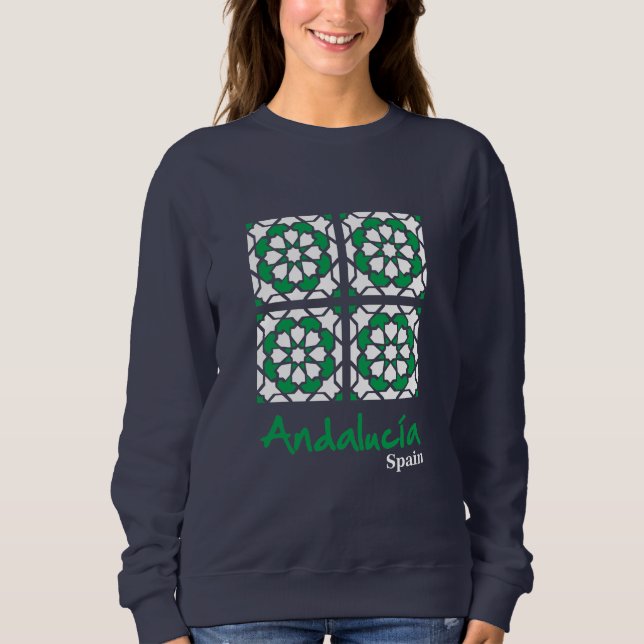 Andalusiska plattor 2 t shirt (Framsida)