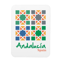 Andalusiska plattor 4 magnet