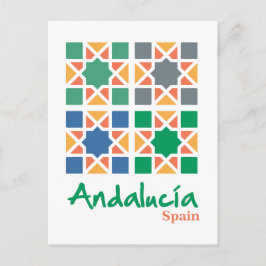 Andalusiska plattor 4 vykort