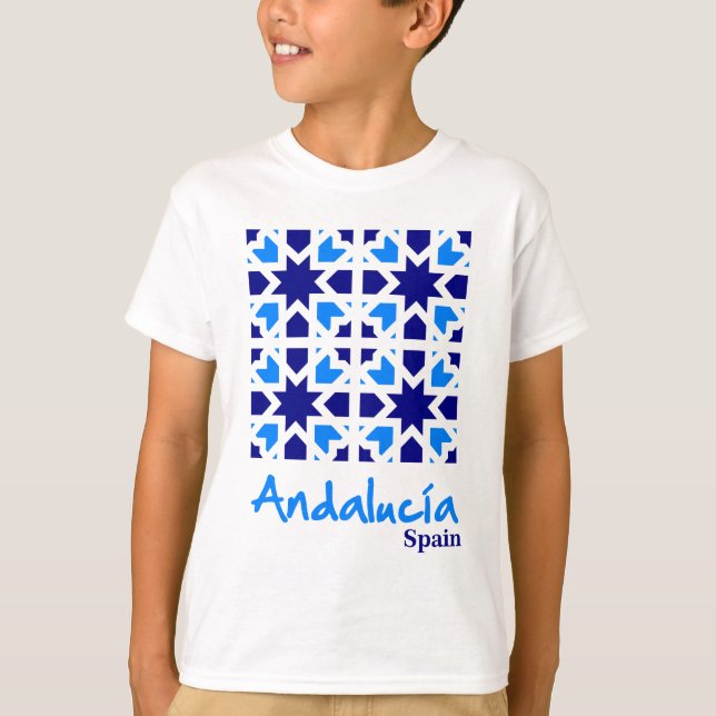 Andalusiska plattor 6 t shirt (Framsida)