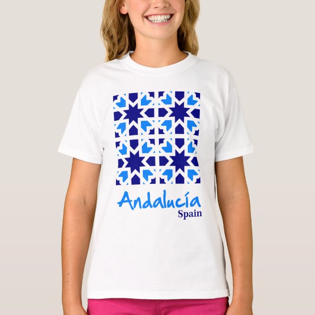 Andalusiska plattor 6 t shirt (Framsida)