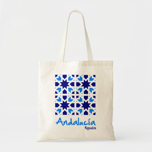 Andalusiska plattor 6 tygkasse (Framsidan)