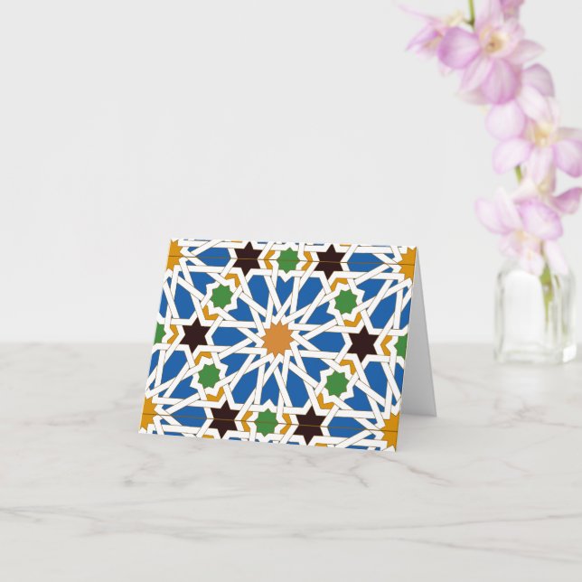 Andalusiska tiles 10 (Real Alcazar, Sevilla) Kort (Orkide)