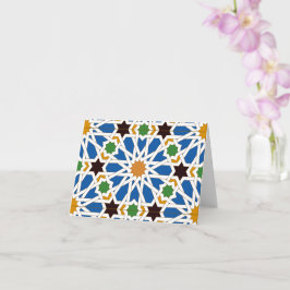 Andalusiska tiles 10 (Real Alcazar, Sevilla) Kort