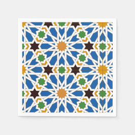 Andalusiska tiles 10 (Real Alcazar, Sevilla) Pappersservett