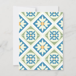 Andalusiska tiles 13 vykort